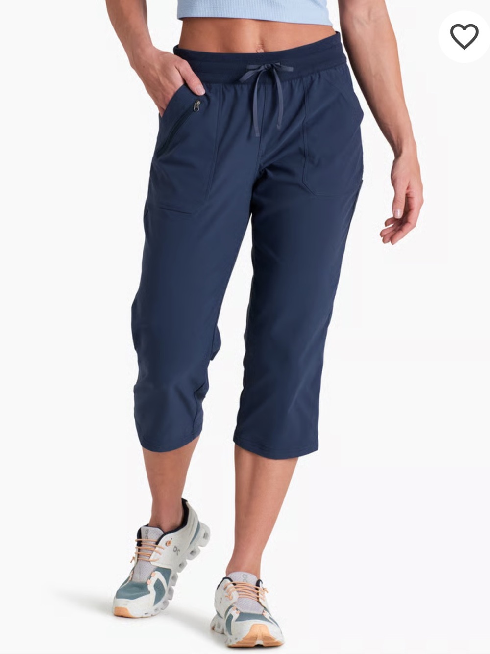 KUHL Trekr Pull On Kapri in Indigo. Style #6473. Capris. Outdoor. Hiking. Camp.